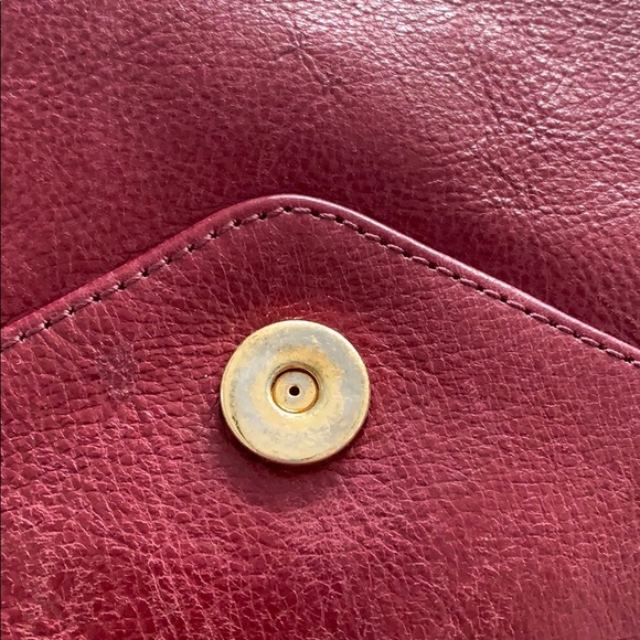 Rebecca Minkoff envelope purse, burgundy - Picture 5 of 7